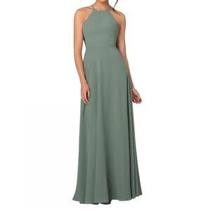 princess polly baby blue dress Slate Blue Long Bridesmaid Dresses Off the Shoulder VB1001 – Viniodress main image 0